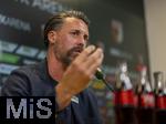 07.07.2025, Fussball 1. Bundesliga 2025/2026, Trainingsauftakt FC Augsburg, Pressekonferenz in der WWK-Arena Augsburg, Vorstellung von Trainer Sandro Wagner (FC Augsburg). 
 


