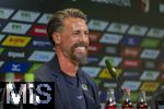 07.07.2025, Fussball 1. Bundesliga 2025/2026, Trainingsauftakt FC Augsburg, Pressekonferenz in der WWK-Arena Augsburg, Vorstellung von Trainer Sandro Wagner (FC Augsburg). 
 

