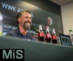 07.07.2025, Fussball 1. Bundesliga 2025/2026, Trainingsauftakt FC Augsburg, Pressekonferenz in der WWK-Arena Augsburg, Vorstellung von Trainer Sandro Wagner (FC Augsburg). 
 

