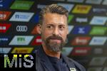 07.07.2025, Fussball 1. Bundesliga 2025/2026, Trainingsauftakt FC Augsburg, Pressekonferenz in der WWK-Arena Augsburg, Vorstellung von Trainer Sandro Wagner (FC Augsburg). 
 

