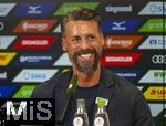 07.07.2025, Fussball 1. Bundesliga 2025/2026, Trainingsauftakt FC Augsburg, Pressekonferenz in der WWK-Arena Augsburg, Vorstellung von Trainer Sandro Wagner (FC Augsburg). 
 

