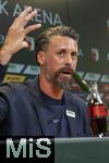 07.07.2025, Fussball 1. Bundesliga 2025/2026, Trainingsauftakt FC Augsburg, Pressekonferenz in der WWK-Arena Augsburg, Vorstellung von Trainer Sandro Wagner (FC Augsburg). 
 

