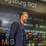 07.07.2025, Fussball 1. Bundesliga 2025/2026, Trainingsauftakt FC Augsburg, Pressekonferenz in der WWK-Arena Augsburg, Vorstellung von Trainer Sandro Wagner (FC Augsburg). 
 

