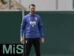 07.07.2025, Fussball 1. Bundesliga 2025/2026, Trainingsauftakt FC Augsburg, am Trainingsplatz an der WWK-Arena Augsburg, Trainer Sandro Wagner (FC Augsburg). 
 


