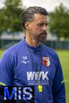 07.07.2025, Fussball 1. Bundesliga 2025/2026, Trainingsauftakt FC Augsburg, am Trainingsplatz an der WWK-Arena Augsburg, Trainer Sandro Wagner (FC Augsburg). 
 

