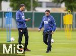 07.07.2025, Fussball 1. Bundesliga 2025/2026, Trainingsauftakt FC Augsburg, am Trainingsplatz an der WWK-Arena Augsburg, re: Co-Trainer Imre Szabics (FC Augsburg), li: Trainer Sandro Wagner (FC Augsburg) 