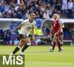 08.07.2025, UEFA Frauen-Europameisterschaft 2025 in der Schweiz. Spieltag 2, Vorrunde, Deutschland - Dnemark, im St-Jakob-Park Basel (Schweiz). Klara Bhl (Deutschland) Torjubel 