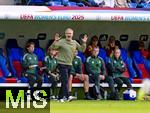 08.07.2025, UEFA Frauen-Europameisterschaft 2025 in der Schweiz. Spieltag 2, Vorrunde, Deutschland - Dnemark, im St-Jakob-Park Basel (Schweiz). Trainer Christian Wck (Deutschland) in Rage 