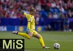 08.07.2025, UEFA Frauen-Europameisterschaft 2025 in der Schweiz. Spieltag 2, Vorrunde, Deutschland - Dnemark, im St-Jakob-Park Basel (Schweiz). Torhterin Maja Bay stergaard (Dnemark) 