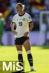 08.07.2025, UEFA Frauen-Europameisterschaft 2025 in der Schweiz. Spieltag 2, Vorrunde, Deutschland - Dnemark, im St-Jakob-Park Basel (Schweiz). Klara Bhl (Deutschland) nachdenklich 
