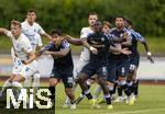 10.07.2025, Fussball 2. Bundesliga 2025/2026, Bad Wrishofen, 1.FC Magdeburg im Sommertrainingslager, Testspiel in Mindelheim (Unterallgu), FC Magdeburg - FC Zrich,  Miguel Reichmuth (Zrich), Umeh Emmanuel (Zrich).