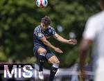 10.07.2025, Fussball 2. Bundesliga 2025/2026, Bad Wrishofen, 1.FC Magdeburg im Sommertrainingslager, Testspiel in Mindelheim (Unterallgu), FC Magdeburg - FC Zrich, Lindrit Kamberi (Zrich) am Ball  