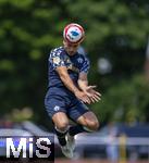10.07.2025, Fussball 2. Bundesliga 2025/2026, Bad Wrishofen, 1.FC Magdeburg im Sommertrainingslager, Testspiel in Mindelheim (Unterallgu), FC Magdeburg - FC Zrich, Lindrit Kamberi (Zrich) am Ball  