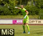 10.07.2025, Fussball 2. Bundesliga 2025/2026, Bad Wrishofen, 1.FC Magdeburg im Sommertrainingslager, Testspiel in Mindelheim (Unterallgu), FC Magdeburg - FC Zrich,  Torwart Yanick Brecher (Zrich). 