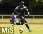 10.07.2025, Fussball 2. Bundesliga 2025/2026, Bad Wrishofen, 1.FC Magdeburg im Sommertrainingslager, Testspiel in Mindelheim (Unterallgu), FC Magdeburg - FC Zrich, Benjamin Mendy (Zrich) am Ball 