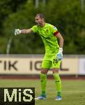 10.07.2025, Fussball 2. Bundesliga 2025/2026, Bad Wrishofen, 1.FC Magdeburg im Sommertrainingslager, Testspiel in Mindelheim (Unterallgu), FC Magdeburg - FC Zrich,  Torwart Yanick Brecher (Zrich).