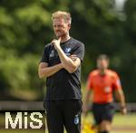 10.07.2025, Fussball 2. Bundesliga 2025/2026, Bad Wrishofen, 1.FC Magdeburg im Sommertrainingslager, Testspiel in Mindelheim (Unterallgu), FC Magdeburg - FC Zrich,  Trainer Markus Fiedler (1.FC Magdeburg)  