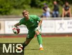 10.07.2025, Fussball 2. Bundesliga 2025/2026, Bad Wrishofen, 1.FC Magdeburg im Sommertrainingslager, Testspiel in Mindelheim (Unterallgu), FC Magdeburg - FC Zrich,  Torwart Noah Kruth (1. FC Magdeburg) 