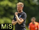 10.07.2025, Fussball 2. Bundesliga 2025/2026, Bad Wrishofen, 1.FC Magdeburg im Sommertrainingslager, Testspiel in Mindelheim (Unterallgu), FC Magdeburg - FC Zrich,  Trainer Markus Fiedler (1.FC Magdeburg)  