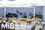 12.07.2025, Bad Wrishofen im Unterallgu, Livemusik an der Kurmuschel fr die Kurgste.