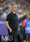 12.07.2025, UEFA Frauen-Europameisterschaft 2025 in der Schweiz. Spieltag 3, Vorrunde, Schweden - Deutschland, im Letzigrundstadion Zrich (Schweiz). Trainer Christian Wck (Deutschland) nachdenklich.