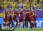 12.07.2025, UEFA Frauen-Europameisterschaft 2025 in der Schweiz. Spieltag 3, Vorrunde, Schweden - Deutschland, im Letzigrundstadion Zrich (Schweiz). Torjubel der deutschen Mdels