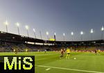 12.07.2025, UEFA Frauen-Europameisterschaft 2025 in der Schweiz. Spieltag 3, Vorrunde, Schweden - Deutschland, im Letzigrundstadion Zrich (Schweiz). Stadionbersicht, Totale, bersicht, Vogelperspektive, Innenansicht,  mit Spielszene