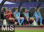 12.07.2025, UEFA Frauen-Europameisterschaft 2025 in der Schweiz. Spieltag 3, Vorrunde, Schweden - Deutschland, im Letzigrundstadion Zrich (Schweiz). Lea Schller (Deutschland) sitzt nach der Auswechslung auf der Bank.