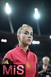 12.07.2025, UEFA Frauen-Europameisterschaft 2025 in der Schweiz. Spieltag 3, Vorrunde, Schweden - Deutschland, im Letzigrundstadion Zrich (Schweiz). Giulia Gwinn (Deutschland) ist nach dem Spiel enttuscht.