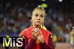 12.07.2025, UEFA Frauen-Europameisterschaft 2025 in der Schweiz. Spieltag 3, Vorrunde, Schweden - Deutschland, im Letzigrundstadion Zrich (Schweiz). Giulia Gwinn (Deutschland) nach dem Spiel frustriert