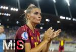12.07.2025, UEFA Frauen-Europameisterschaft 2025 in der Schweiz. Spieltag 3, Vorrunde, Schweden - Deutschland, im Letzigrundstadion Zrich (Schweiz). Selina Cerci (Deutschland) nach dem Spiel frustriert