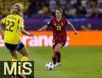 12.07.2025, UEFA Frauen-Europameisterschaft 2025 in der Schweiz. Spieltag 3, Vorrunde, Schweden - Deutschland, im Letzigrundstadion Zrich (Schweiz). Sara Dbritz (Deutschland) am Ball 