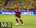 12.07.2025, UEFA Frauen-Europameisterschaft 2025 in der Schweiz. Spieltag 3, Vorrunde, Schweden - Deutschland, im Letzigrundstadion Zrich (Schweiz). Klara Bhl (Deutschland) am Ball 