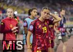 12.07.2025, UEFA Frauen-Europameisterschaft 2025 in der Schweiz. Spieltag 3, Vorrunde, Schweden - Deutschland, im Letzigrundstadion Zrich (Schweiz). Klara Bhl (Deutschland) nach dem Spiel frustriert.