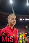 12.07.2025, UEFA Frauen-Europameisterschaft 2025 in der Schweiz. Spieltag 3, Vorrunde, Schweden - Deutschland, im Letzigrundstadion Zrich (Schweiz). Giulia Gwinn (Deutschland) nach dem Spiel 