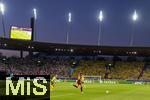 12.07.2025, UEFA Frauen-Europameisterschaft 2025 in der Schweiz. Spieltag 3, Vorrunde, Schweden - Deutschland, im Letzigrundstadion Zrich (Schweiz). Stadionbersicht im Abendlicht.