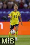 12.07.2025, UEFA Frauen-Europameisterschaft 2025 in der Schweiz. Spieltag 3, Vorrunde, Schweden - Deutschland, im Letzigrundstadion Zrich (Schweiz). Hanna Bennison (Schweden) am Ball 