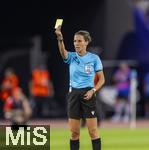 12.07.2025, UEFA Frauen-Europameisterschaft 2025 in der Schweiz. Spieltag 3, Vorrunde, Schweden - Deutschland, im Letzigrundstadion Zrich (Schweiz). Schiedsrichterin Silvia Gasperotti (ITA)., Schiedsrichter, Referee, Schiri, Unparteiischer, ,  
