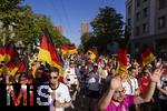 12.07.2025, UEFA Frauen-Europameisterschaft 2025 in der Schweiz. Spieltag 3, Vorrunde, Schweden - Deutschland, im Letzigrundstadion Zrich (Schweiz). Fan-Walk der Deutschen Fans zum Stadion.