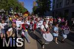 12.07.2025, UEFA Frauen-Europameisterschaft 2025 in der Schweiz. Spieltag 3, Vorrunde, Schweden - Deutschland, im Letzigrundstadion Zrich (Schweiz). Fan-Walk der Deutschen Fans zum Stadion.