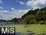 14.07.2025, Hopfensee in Bayern, Der Hopfensee bei Fssen im Allgu,  