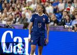 19.07.2025, UEFA Frauen-Europameisterschaft 2025 in der Schweiz. Viertelfinale, Frankreich - Deutschland, im St-Jakob-Park Basel (Schweiz). Selma Bacha (Frankreich) nachdenklich 