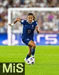 19.07.2025, UEFA Frauen-Europameisterschaft 2025 in der Schweiz. Viertelfinale, Frankreich - Deutschland, im St-Jakob-Park Basel (Schweiz). Selma Bacha (Frankreich) am Ball  