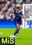 19.07.2025, UEFA Frauen-Europameisterschaft 2025 in der Schweiz. Viertelfinale, Frankreich - Deutschland, im St-Jakob-Park Basel (Schweiz). Selma Bacha (Frankreich) am Ball 