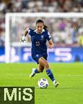 19.07.2025, UEFA Frauen-Europameisterschaft 2025 in der Schweiz. Viertelfinale, Frankreich - Deutschland, im St-Jakob-Park Basel (Schweiz). Selma Bacha (Frankreich) am Ball 