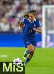 19.07.2025, UEFA Frauen-Europameisterschaft 2025 in der Schweiz. Viertelfinale, Frankreich - Deutschland, im St-Jakob-Park Basel (Schweiz). Selma Bacha (Frankreich) am Ball 