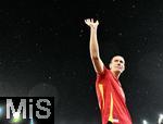 23.07.2025, UEFA Frauen-Europameisterschaft 2025 in der Schweiz. Halbfinale, Deutschland - Spanien, Im Stadion Letzigrund Zrich. Torhterin Ann-Katrin Berger (Deutschland) traurig