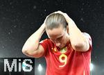 23.07.2025, UEFA Frauen-Europameisterschaft 2025 in der Schweiz. Halbfinale, Deutschland - Spanien, Im Stadion Letzigrund Zrich. Torhterin Ann-Katrin Berger (Deutschland) traurig