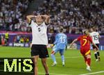 23.07.2025, UEFA Frauen-Europameisterschaft 2025 in der Schweiz. Halbfinale, Deutschland - Spanien, Im Stadion Letzigrund Zrich. Carlotta Wamser (Deutschland) frustriert nach einer vergebenen Torchance.