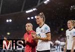 23.07.2025, UEFA Frauen-Europameisterschaft 2025 in der Schweiz. Halbfinale, Deutschland - Spanien, Im Stadion Letzigrund Zrich. Enttusche deutsche Spielerinnen nach der 0:1 Niederlage im Halbfinale, Selina Cerci (Deutschland) weinend bei den Fans 